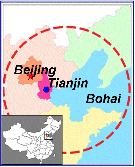 tianjin carte  anglais